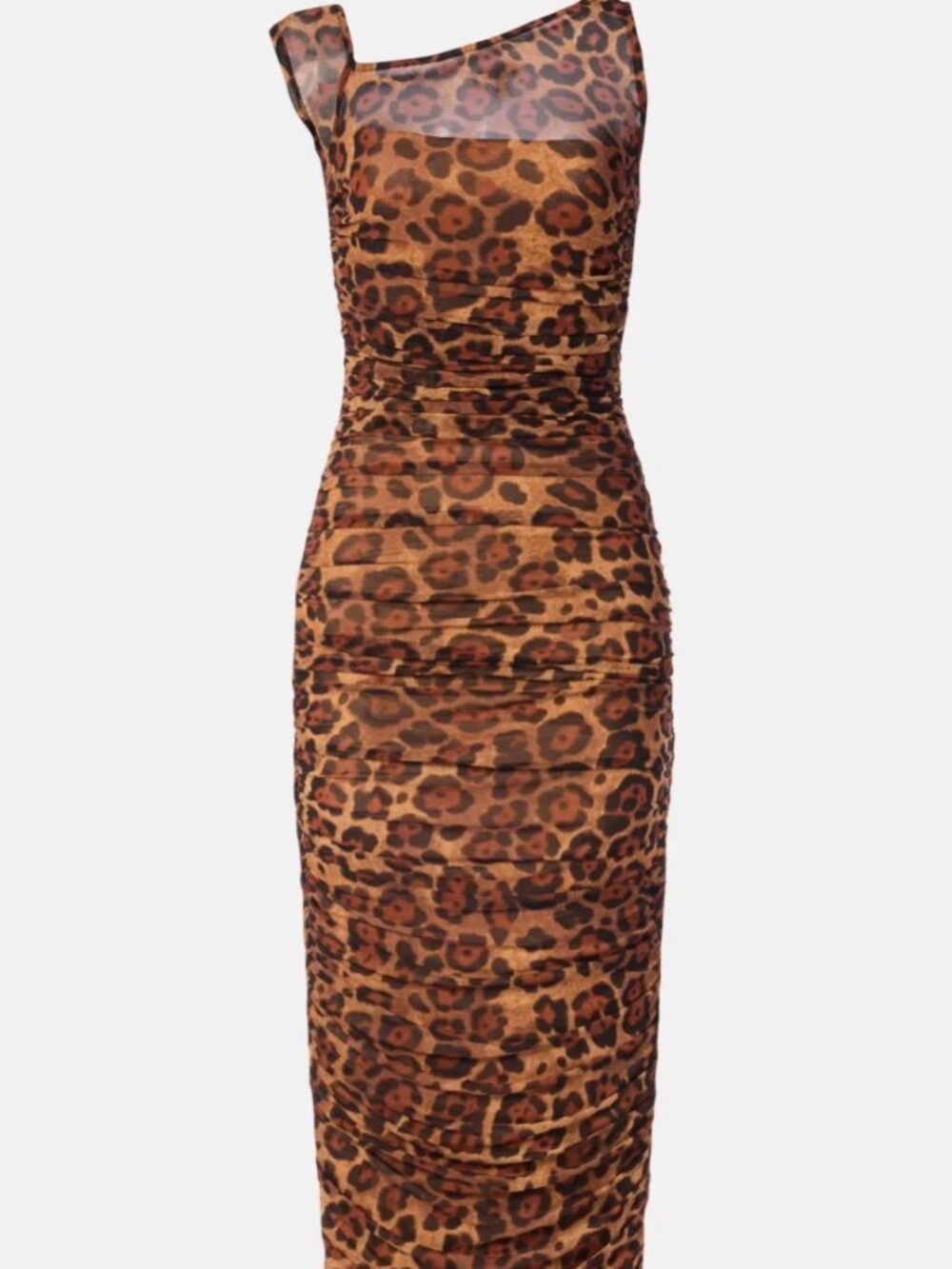AFRM (anthropologie) leopard maxi dress